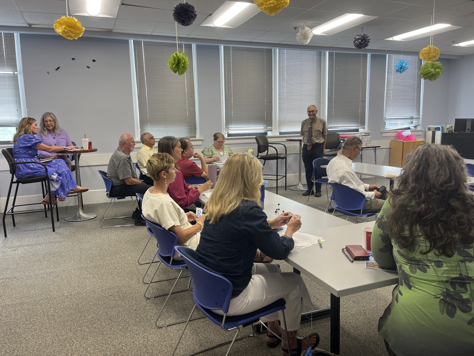 Image of faculty engaging in development session