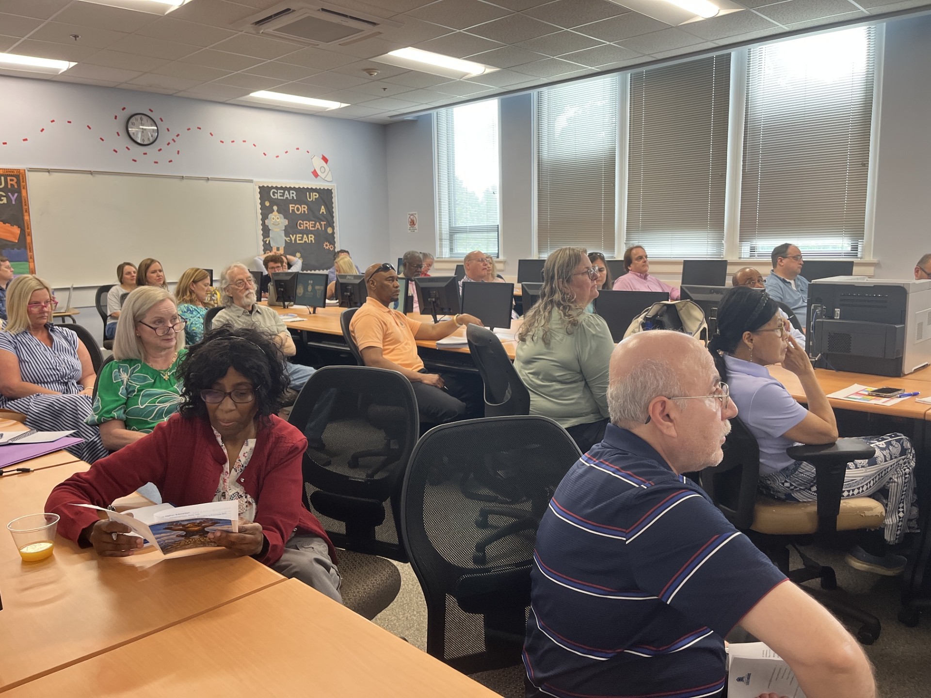 Image of faculty engaging in workshops