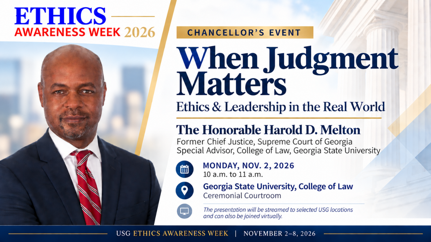 ethics awareness week keynote speaker banner