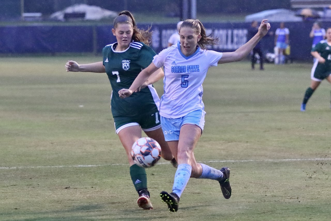 Ashley Hendrix completed a hat trick in Gordon State College's 10-0 victory over ABAC Tuesday.